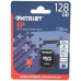 Карта памяти Patriot 128Gb EP Series MicroSDXC V30 A1 U3 Class 10 + SD Adapter (PEF128GEP31MCX)