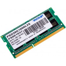 Оперативная память Patriot Signature Line 8Gb DDR3-1600MHz SODIMM (PSD38G1600L2S)