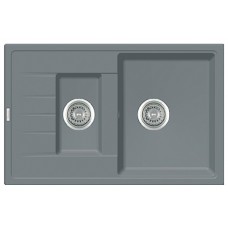 Chiuvetă de bucătărie Fabiano Classic 78x50x15 Grey Metallic