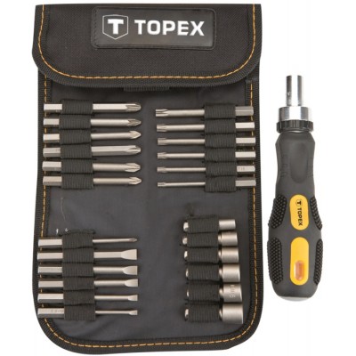 Набор головок и бит Topex 39D352