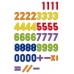 Набор цифр Quercetti Magnetic Numbers (5463)