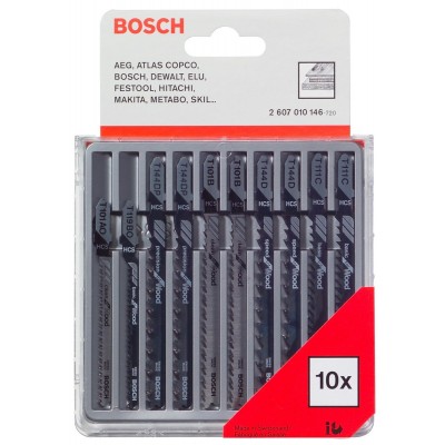 Набор пильных полотен по дереву Bosch 2607010146