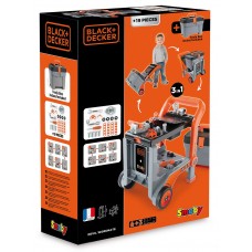 Set de scule pentru copii Smoby Black+ Decker DevilWorkmate + Box (360202)