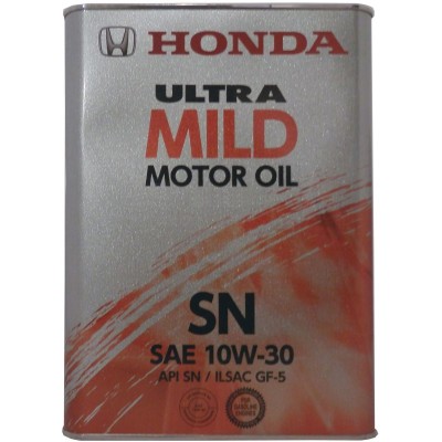 Моторное масло Honda Ultra MILD 10W-30 4L