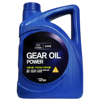 Трансмиссионное масло Hyundai Gear Oil Power GL-5 85W-140 4L