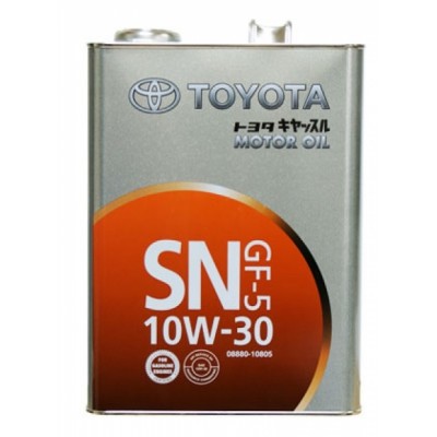 Моторное масло Toyota Castle Motor Oil 10W-30 SN 4L