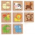 Puzzle Viga 32 Magentc Puzzle Block — Animals (50722)