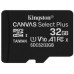 Сard de memorie Kingston microSD 32Gb Class10 A1 UHS-IKingston (SDCS2/32GBSP)