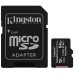 Сard de memorie Kingston microSD 64Gb Class10 A1 UHS-I + SD Adapter (SDCS2/64GB)