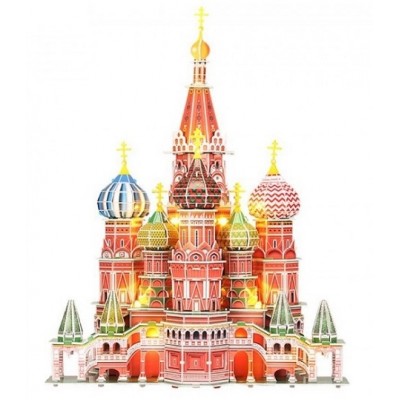 Puzzle 3D-constructor Cubic Fun St. Basils Cathedral (L519h)