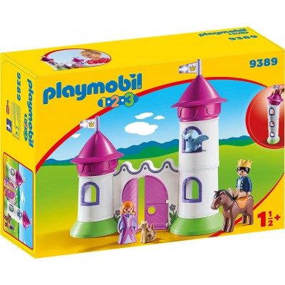 Конструктор Playmobil 1.2.3: Castlewith Stackable Towers (9389)