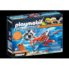 Set de construcție Playmobil Top Agents: Spy Team Underwater Wing (70004)