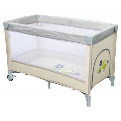 Манеж Baby Mix HR-8052-187 Birds\Beige