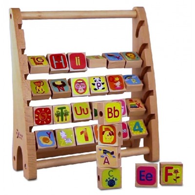Materialul de numărare Classic World Alphabet Abacus (3539)
