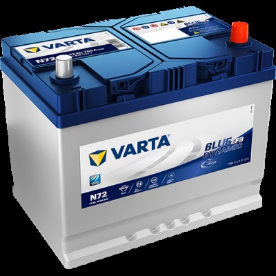 Acumulatoar auto Varta Blue Dynamic EFB N72 (572 501 076)