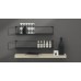 Навесная полка Dolle Aquarium 600x80x120mm Black
