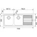 Chiuvetă de bucătărie Franke Logica Line LLX 621 (L)