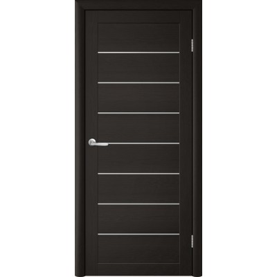 Ușa interior Albero Trend T-1 Bella Matte Glass Eco Tex TB TP Oak Black (200x60)