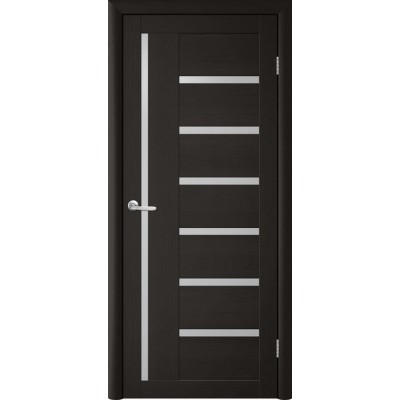 Межкомнатная дверь Albero Trend T-3 Bianca Matte Glass Eco Tex TB TP Oak Black (200x70)