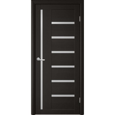 Межкомнатная дверь Albero Trend T-3 Bianca Matte Glass Eco Tex TB TP Oak Black (200x80)