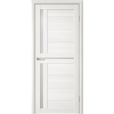 Межкомнатная дверь Albero Trend T-5 Tina Matte Glass Eco Tex TB TP Oak White (200x60)