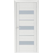 Межкомнатная дверь Albero Trend T-7 Praga Matte Glass Eco Tex TB TP Oak White (200x40)