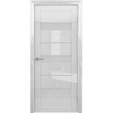 Межкомнатная дверь Albero Praga Matte Glass Gleanetz TB TP Shine White (200x40)