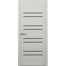Межкомнатная дверь Albero Dublin Glass Black Vinil TBTP White (200x90)
