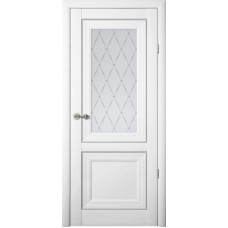 Межкомнатная дверь Albero Prado Glass Grand Vinil TB TP White (200x60)