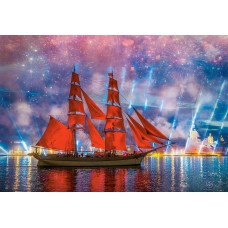 Puzzle Castorland 1000 Red Frigate (C-104482)