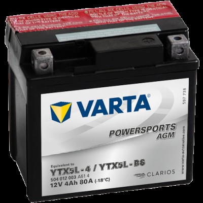 Acumulatoar auto Varta Powersports AGM (504 012 003)