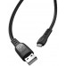 Cablu USB Hoco S6 Sentinel Cable With Timing Display For Lightning Black