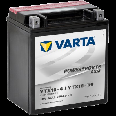 Аккумулятор Varta Powersports AGM (514 902 022)
