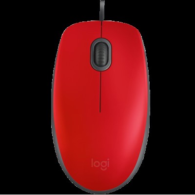 Mouse Logitech M110 Silent Red