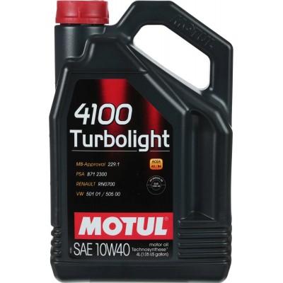 Моторное масло Motul Turbo Light 4100 10W-40 5L