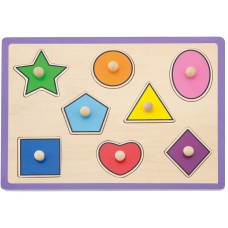 Развивающий набор Viga Flat Puzzle-Shapes (50015)