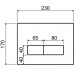 Кнопка смыва Ideal Standard W3708AC (White)