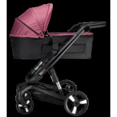 Carucior Bebumi Space Black Eco 2in1 Cabardine Pink