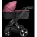 Carucior Bebumi Space Black Eco 2in1 Cabardine Pink