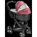 Carucior Bebumi Space Black Eco 2in1 Cabardine Pink