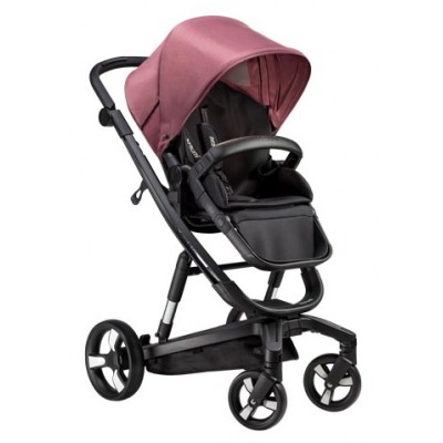 Carucior Bebumi Space Black Eco Cabardine Pink