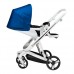 Коляска Bebumi Space White Eco 2in1 Blue