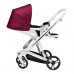 Коляска Bebumi Space White 2in1 Ruby