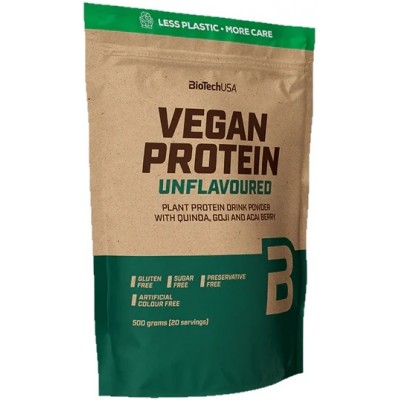 Proteină Biotech Vegan Protein Unflavoured 500g