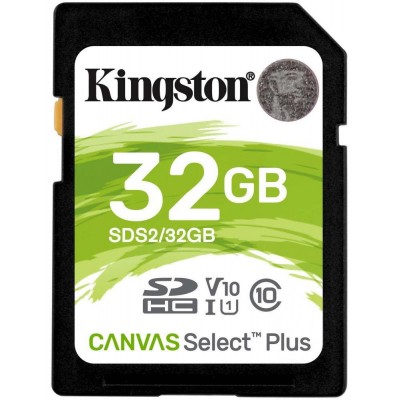 Сard de memorie Kingston SDHC 32Gb Card Class 10 UHS-I Kingston Canvas Select Plus (SDS2/32GB)