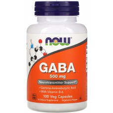 Aminoacizi NOW Gaba 500mg 100cap.