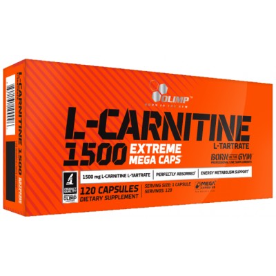 Жиросжигатель Olimp L-Carnitine 1500 Extreme 120cap