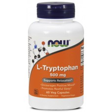 Аминокислоты NOW L-Tryptophan 500mg 60cap