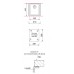 Кухонная мойка Plados One ON4110ST UG55 Sahara