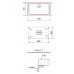 Chiuvetă de bucătărie Plados One ON7610ST UG56 Jasmine